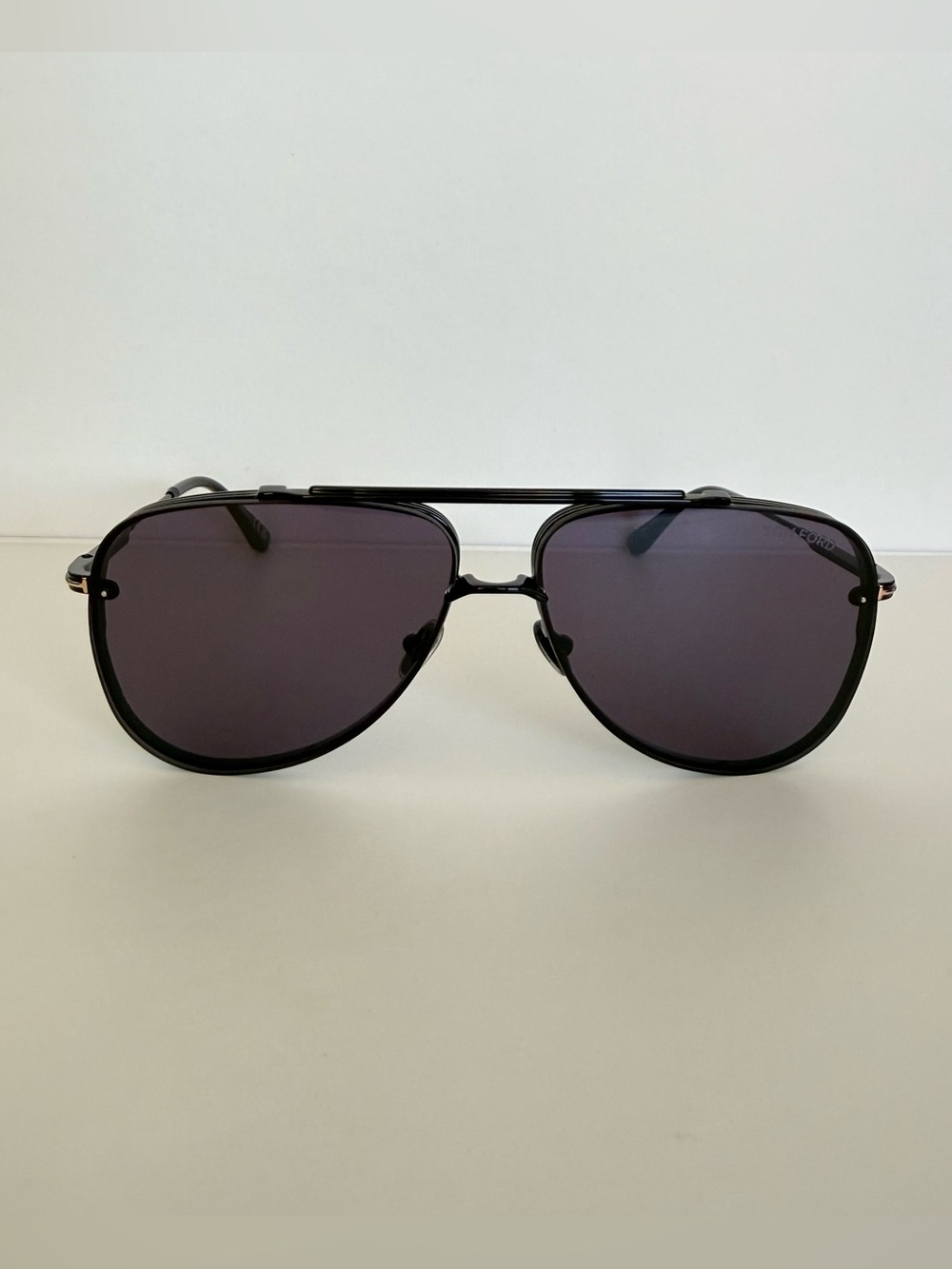 NEW!!! Tom Ford men aviator sunglasses Leon TF1071 01A Authentic